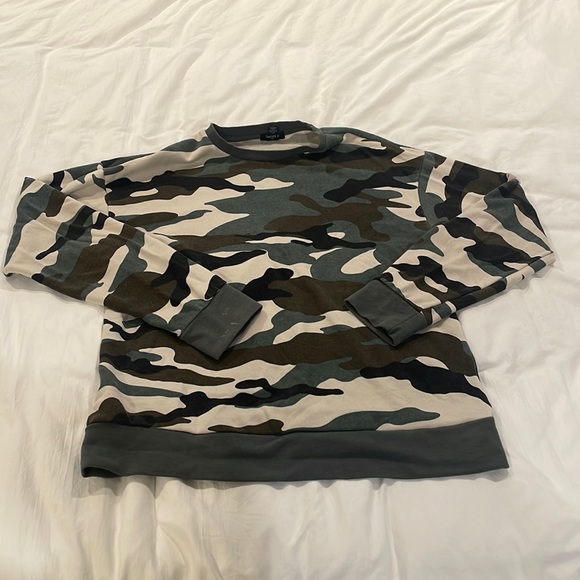 Camo crew neck sweatshirt - Picture 1 of 3